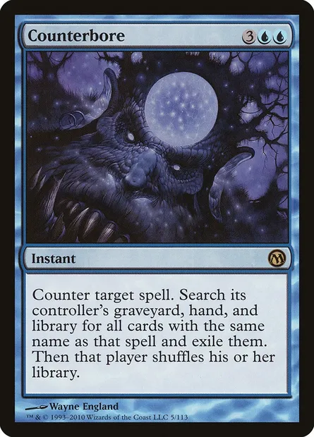 Counterbore, Magic card DPA 5 — Duels of the Planeswalkers set