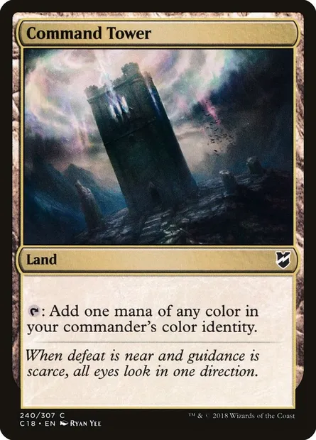 Command Tower, Magic card C18 240 — Commander 2018 set