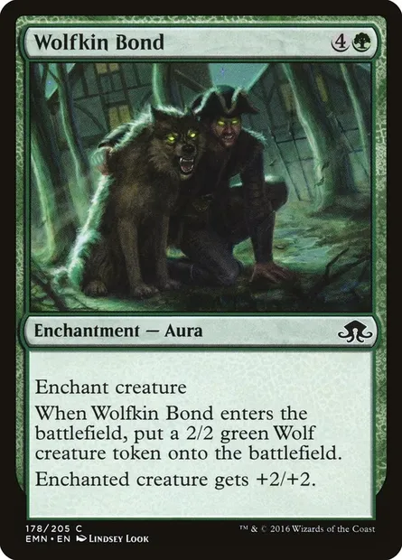 Wolfkin Bond, Magic card EMN 178 — Eldritch Moon set