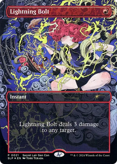 Lightning Bolt, Magic card SLP 21 — Secret Lair Promo set
