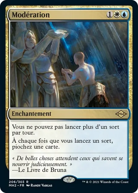 Modération, carte Magic MH2 206 — extension Horizons du Modern 2