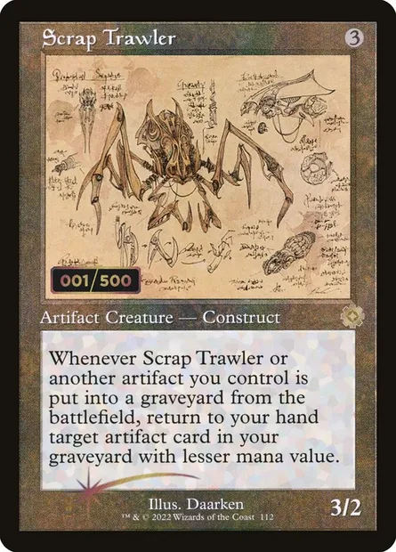 Scrap Trawler, Magic card BRR 112z — The Brothers' War Retro Artifacts set