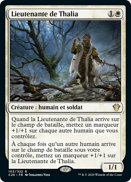 Lieutenante de Thalia, carte Magic C20 103 — extension Commander 2020