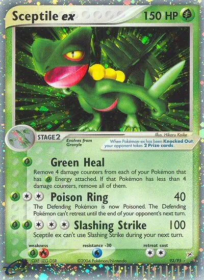 Sceptile ex, Pokémon card MA 93 — Team Magma vs Team Aqua set