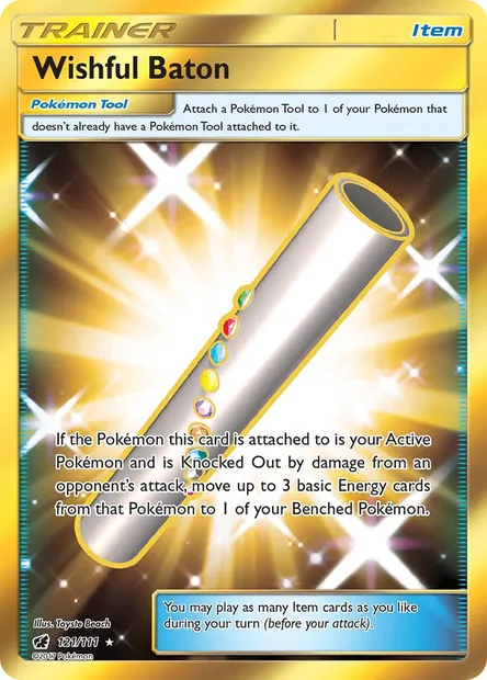 Wishful Baton, Pokémon card CIN 121 — Crimson Invasion set