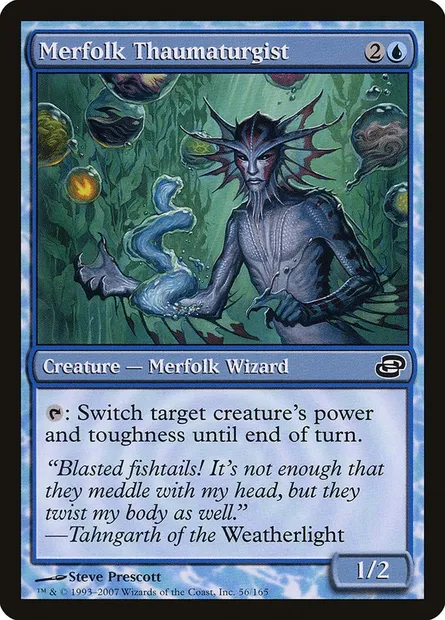 Thaumaturge ondin, carte Magic PLC 56 — extension Chaos planaire