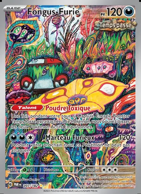 Fongus-Furie, carte Pokémon PAR 207 — extension Faille Paradoxe