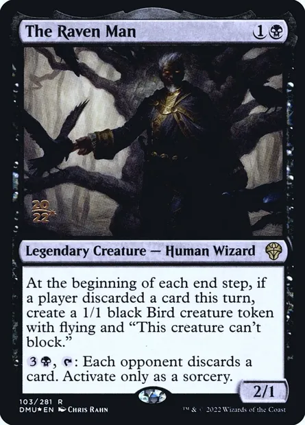 The Raven Man, Magic card PDMU 103s — Dominaria United Promos set