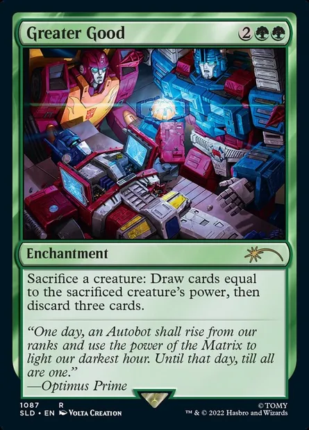 Greater Good, Magic card SLD 1087 — Secret Lair Drop set