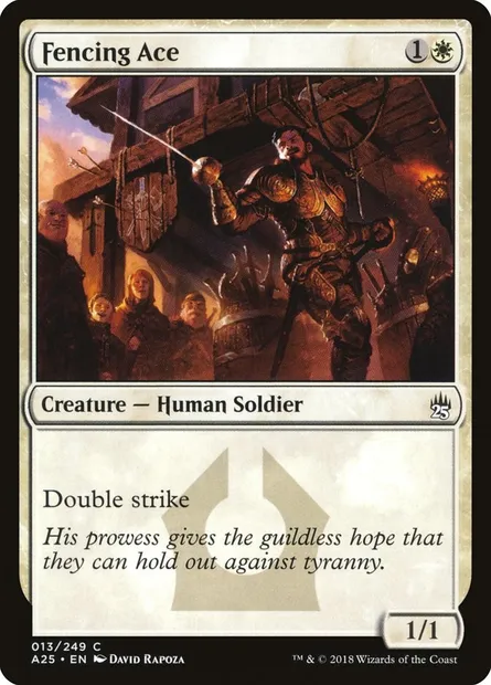 Fencing Ace, Magic card A25 13 — Masters 25 set