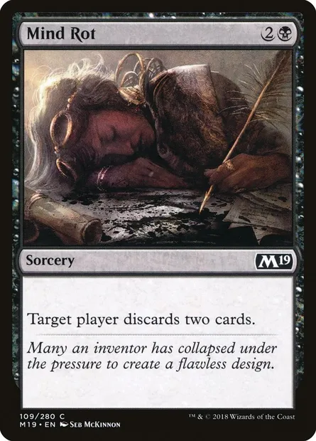 Mind Rot, Magic card M19 109 — Core Set 2019 set