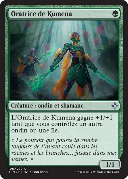 Oratrice de Kumena, carte Magic XLN 196 — extension Ixalan