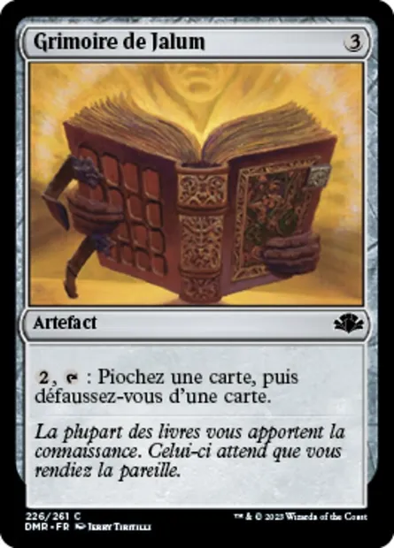 Grimoire de Jalum, carte Magic DMR 226 — extension Dominaria Remastered