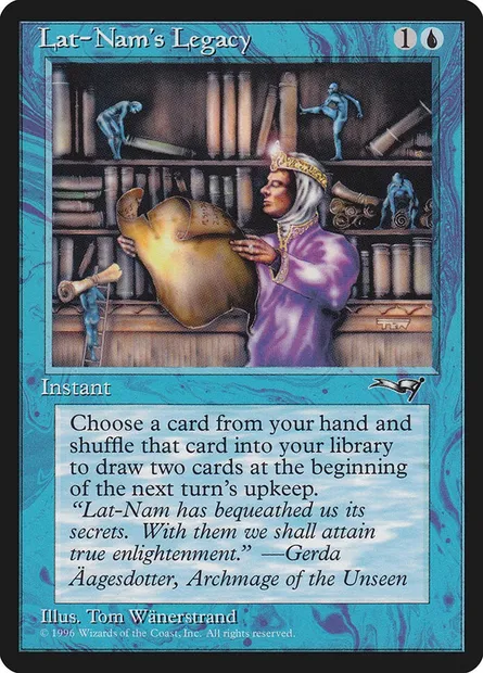 Legs de Lat-Nam, carte Magic ALL 30a — extension Alliances