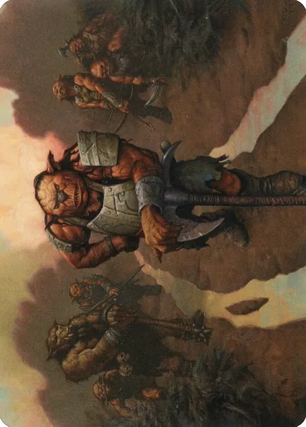 Hobgoblin Bandit Lord // Hobgoblin, carte Magic AAFR 30 — extension Adventures in the Forgotten Realms Art Series