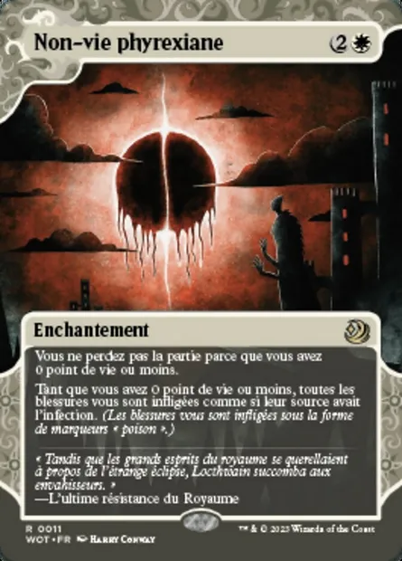 Non-vie phyrexiane, carte Magic WOT 11 — extension Wilds of Eldraine: Enchanting Tales