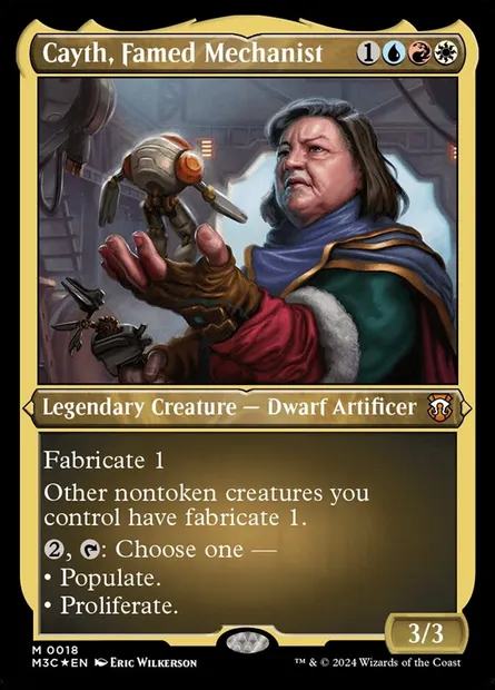 Cayth, Famed Mechanist, Magic card M3C 18 — Modern Horizons 3 Commander set