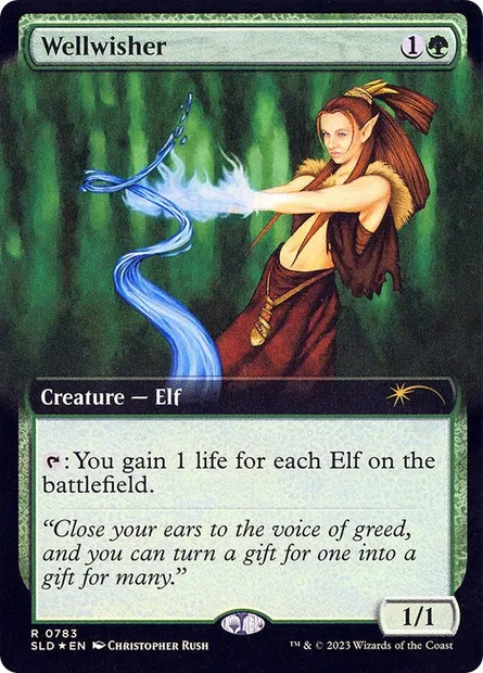 Wellwisher, Magic card SLD 783 — Secret Lair Drop set