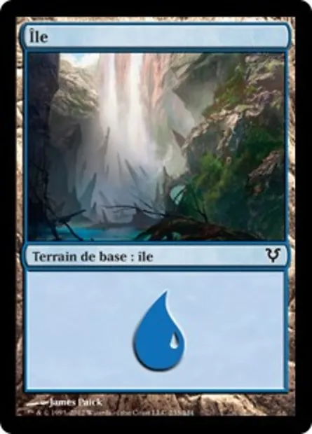 Île, carte Magic AVR 233 — extension Avacyn ressuscitée