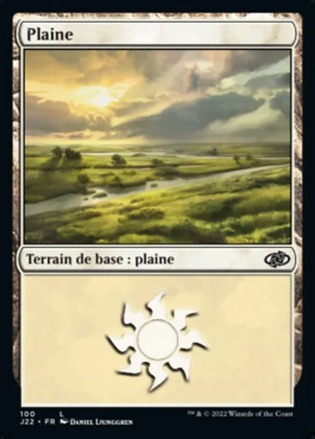 Plaine, carte Magic J22 100 — extension Jumpstart 2022