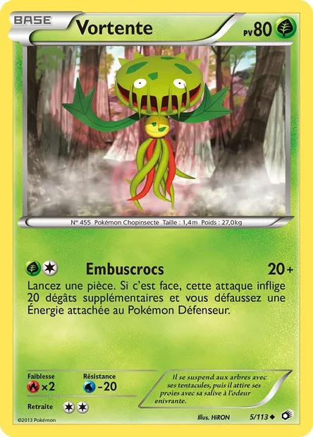 Vortente, carte Pokémon LTR 5 — extension Legendary Treasures