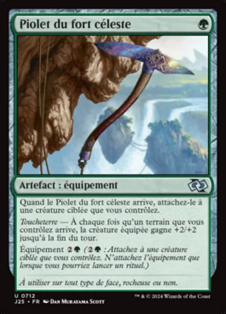 Piolet du fort céleste, carte Magic J25 712 — extension Foundations Jumpstart