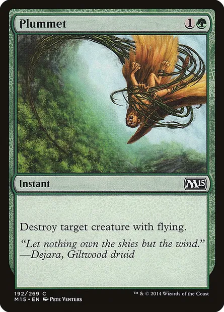 Plummet, Magic card M15 192 — Magic 2015 set