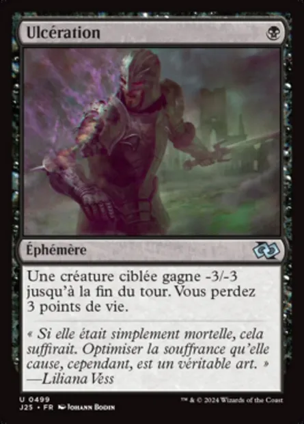 Ulcération, carte Magic J25 499 — extension Foundations Jumpstart