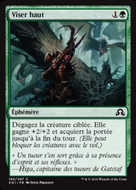 Viser haut, carte Magic SOI 193 — extension Ténèbres sur Innistrad