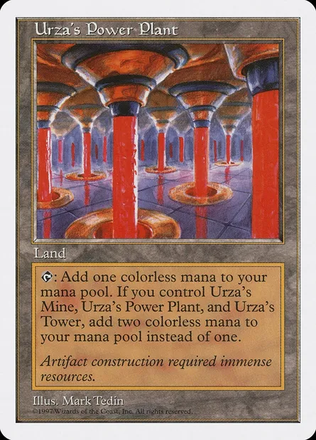 Centrale énergetique d'Urza, carte Magic 5ED 428 — extension Cinquième Edition