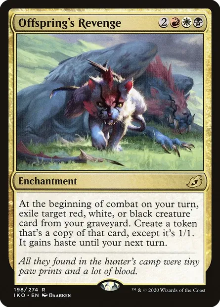 Offspring's Revenge, Magic card IKO 198 — Ikoria: Lair of Behemoths set