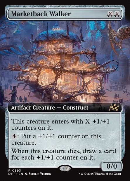 Marketback Walker, Magic card DFT 393 — Aetherdrift set