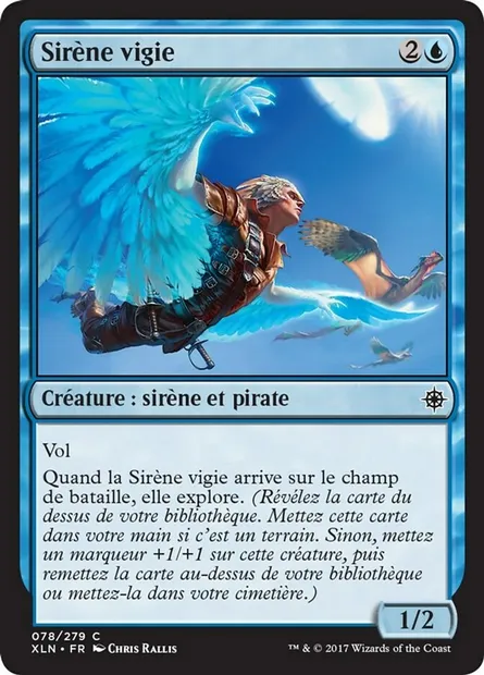 Sirène vigie, carte Magic XLN 78 — extension Ixalan