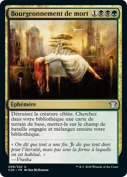 Bourgeonnement de mort, carte Magic C20 208 — extension Commander 2020
