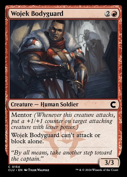 Garde du corps wojek, carte Magic CLU 154 — extension Ravnica: Clue Edition