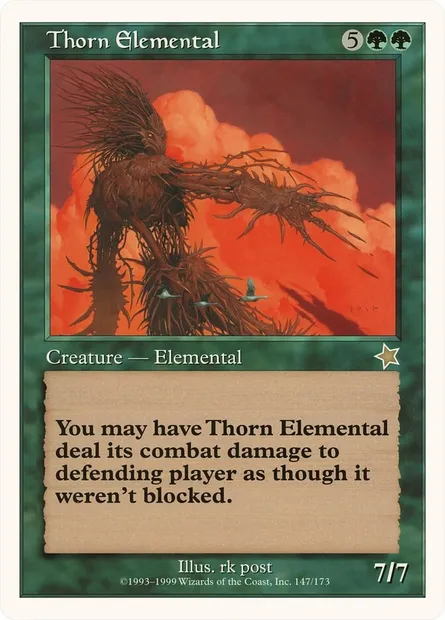 Élémental d'épines, carte Magic O90P 11 — extension Oversized 90's Promos