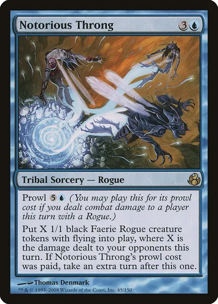 Notorious Throng, Magic card MOR 45 — Morningtide set