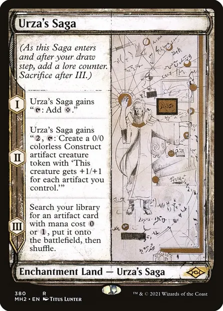 Urza's Saga, Magic card MH2 380 — Modern Horizons 2 set