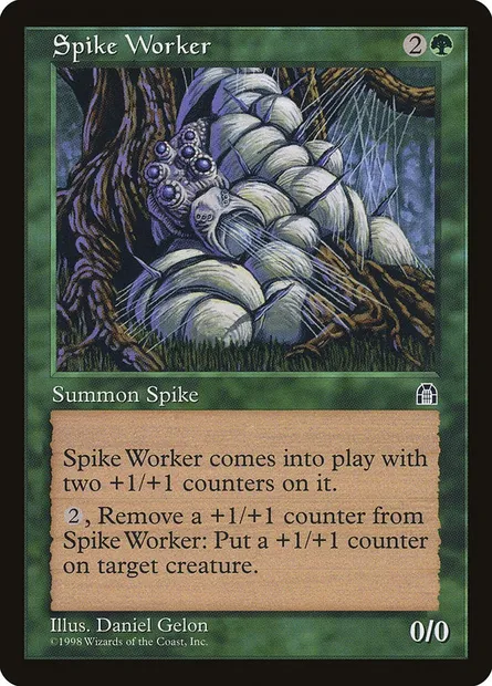 Spike Worker, Magic card STH 120 — Stronghold set