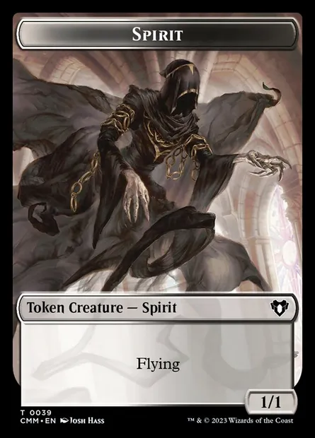 Spirit, Magic card TCMM 39 — Commander Masters Tokens set