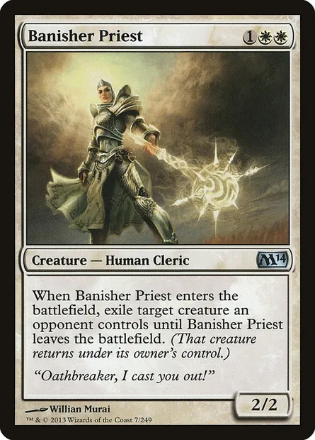Banisher Priest, Magic card M14 7 — Magic 2014 set
