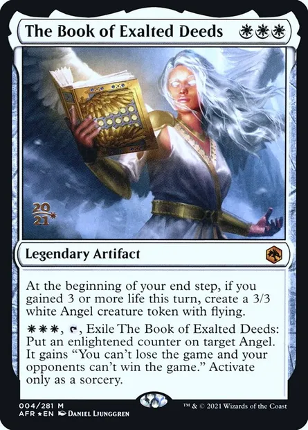 The Book of Exalted Deeds, Magic card PAFR 4s — Adventures in the Forgotten Realms Promos set