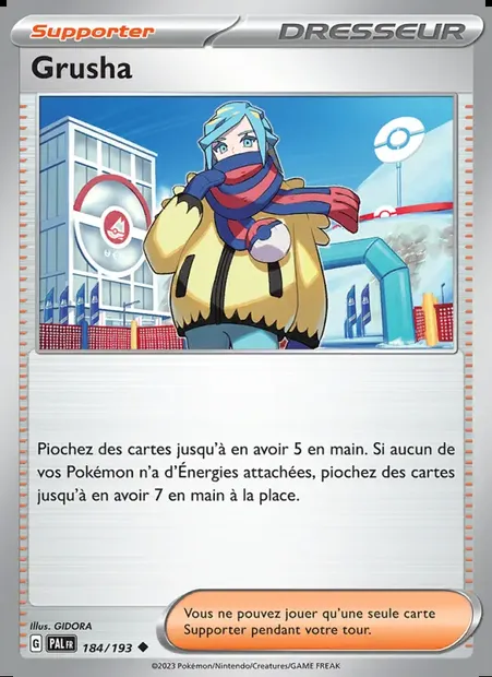 Grusha, carte Pokémon PAL 184 — extension Évolutions à Paldea