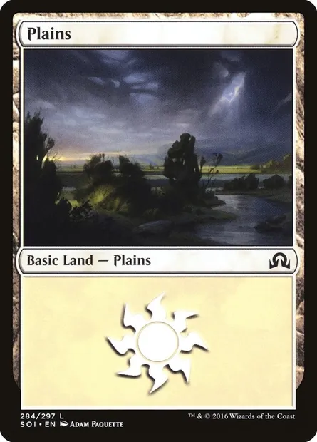 Plains, Magic card SOI 284 — Shadows over Innistrad set