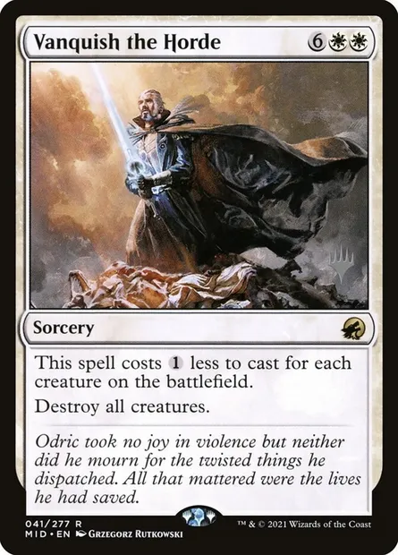 Vanquish the Horde, Magic card PMID 41p — Innistrad: Midnight Hunt Promos set