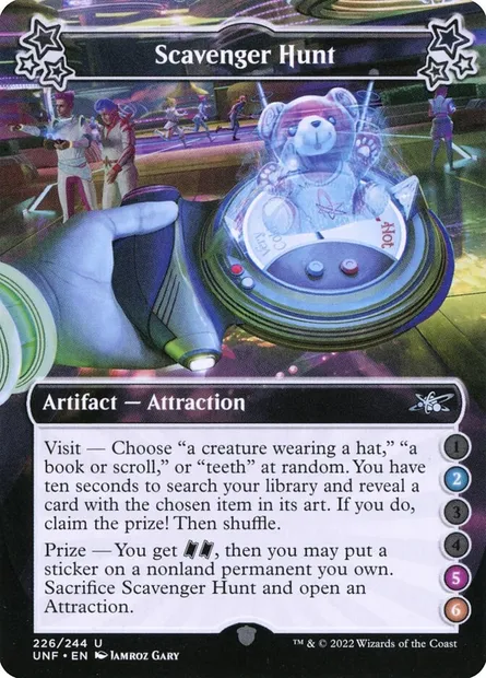 Scavenger Hunt, Magic card UNF 226c — Unfinity set