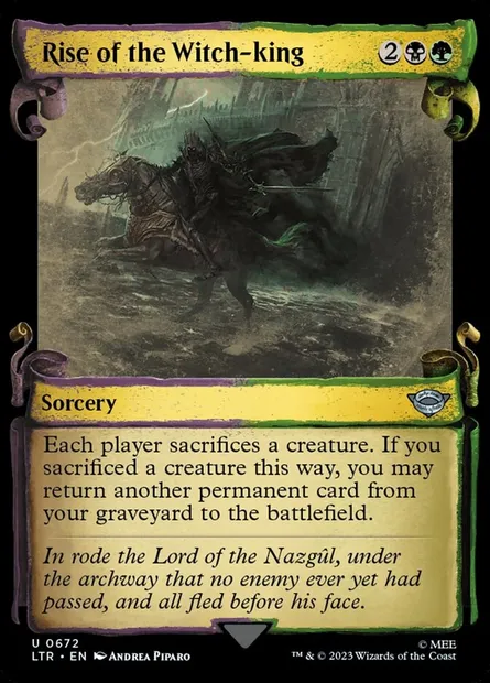 Rise of the Witch-king, Magic card LTR 672 — The Lord of the Rings: Tales of Middle-earth set