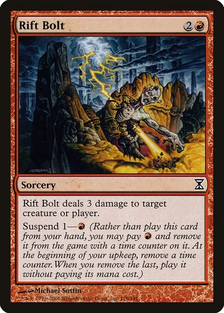 Éclair de faille, carte Magic TSP 176 — extension Spirale Temporelle