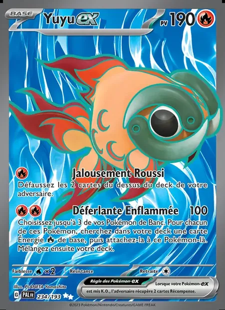 Yuyu-ex, carte Pokémon PAL 234 — extension Évolutions à Paldea