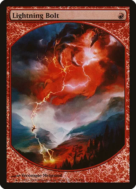 Lightning Bolt, Magic card P10 1 — Magic Player Rewards 2010 set